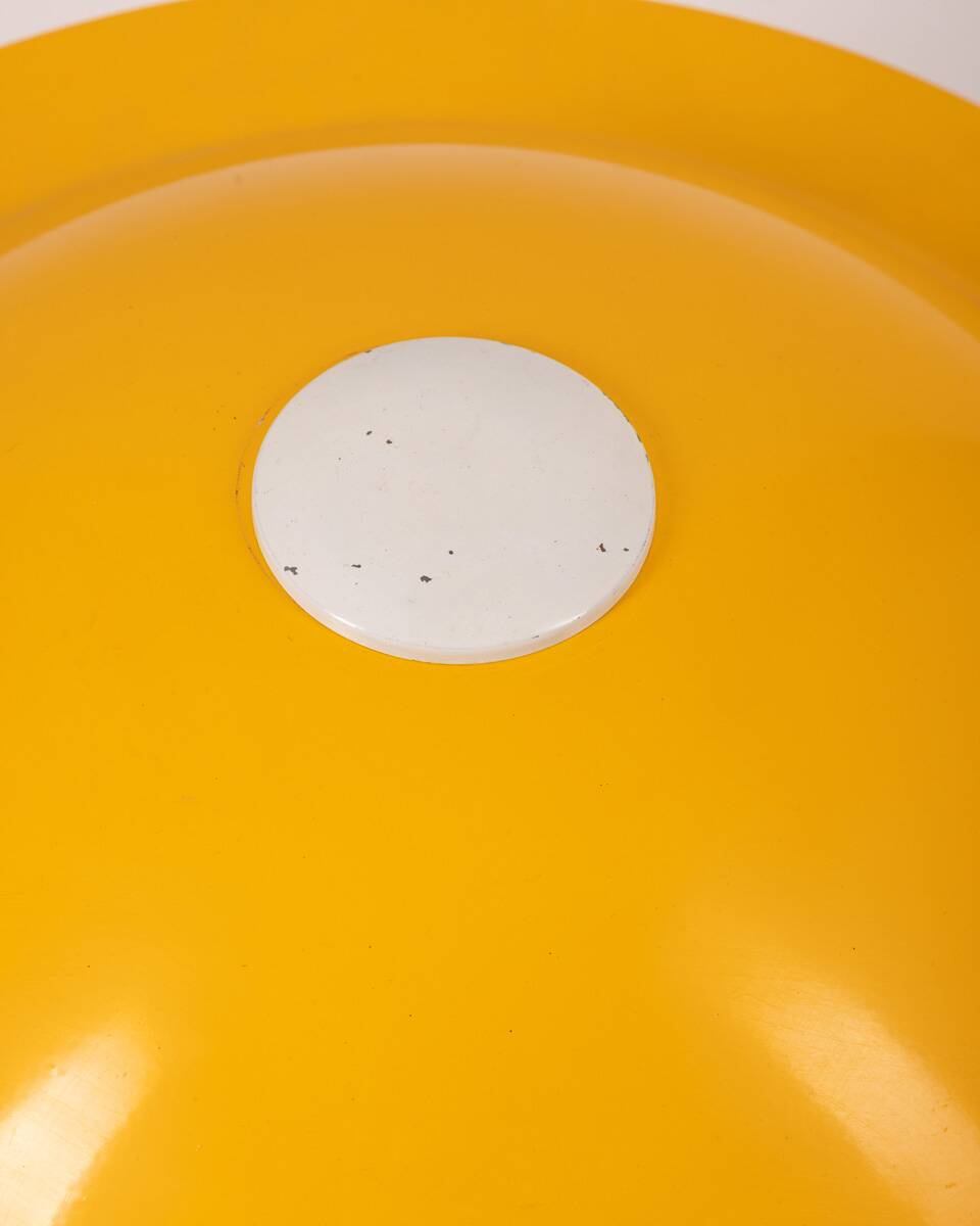 Vintage yellow table lamp from the 70s design by martinelli