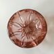 Ashtray pink glass