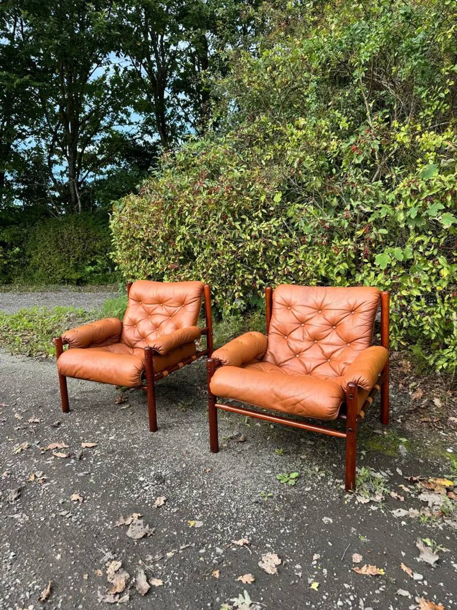 Pair of lounge chairs "Dickie" by Arne Norell – Sweden, 1970s