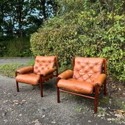 Pair of lounge chairs "Dickie" by Arne Norell – Sweden, 1970s