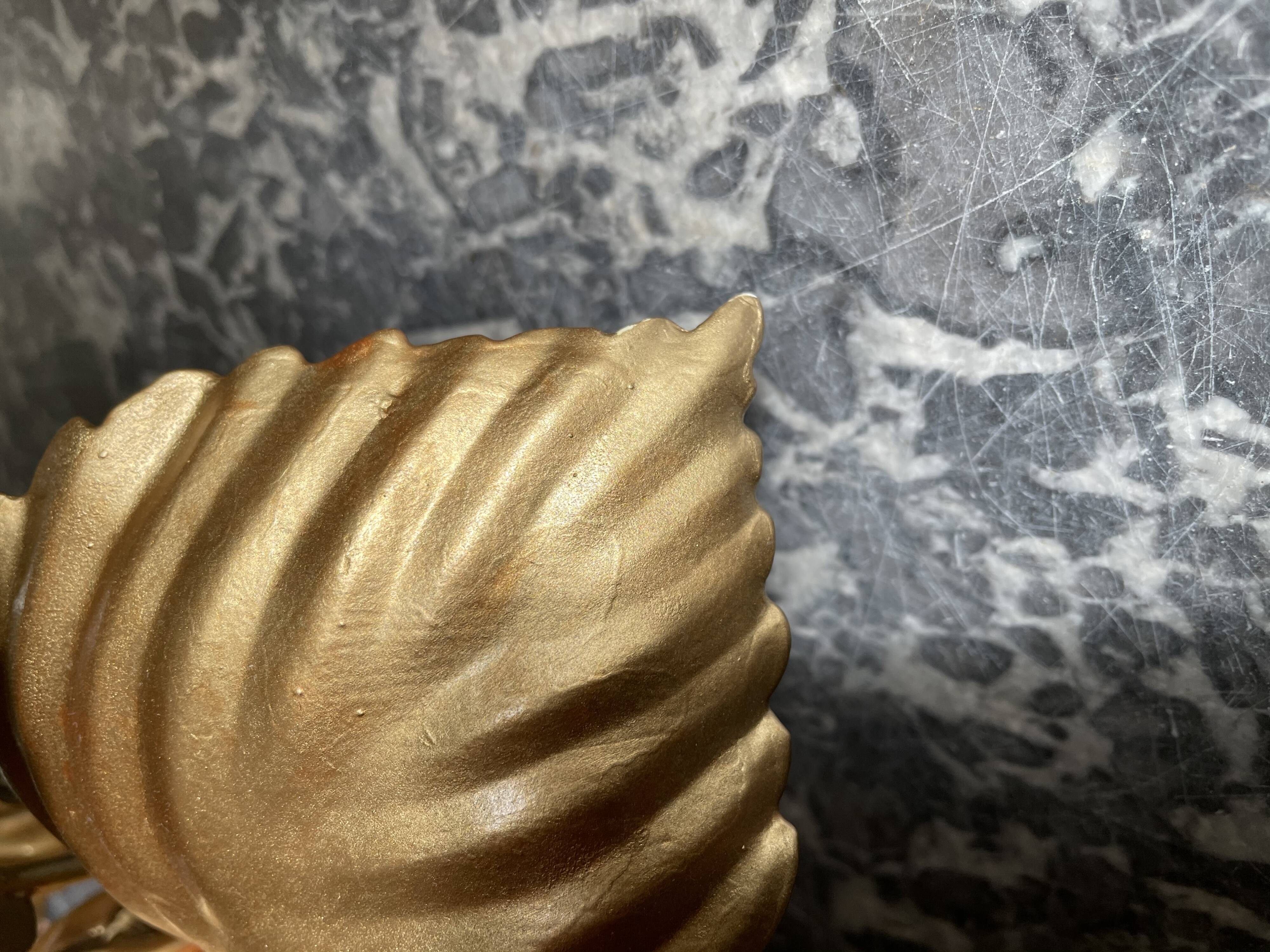 Wall light golden flower