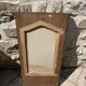 Wooden mirror with shelf