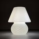 Vintage swirling Murano glass table lamp, 1970s