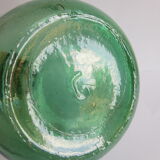 Vintage Ayelense Green Glass Demijohn