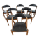Kai Kristiansen Série de 6 chaises en teck