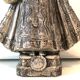 Statuette Jésus Couronné Métal Argenté