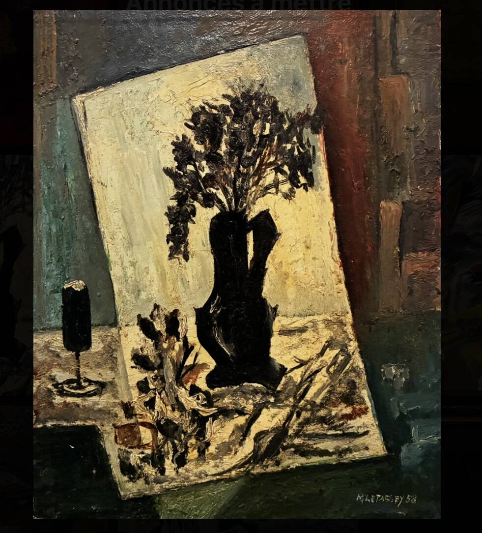 Double-sided composition Marcel Letassey 1958