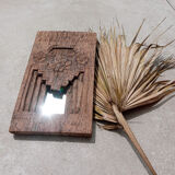 Temple mirror in recycled wood