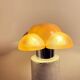Piero gianemilio & anna monti “luna” table lamp for candle, italy, circa 1970