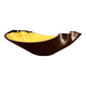 Elchinger yellow and black ceramic bowl. 1950s