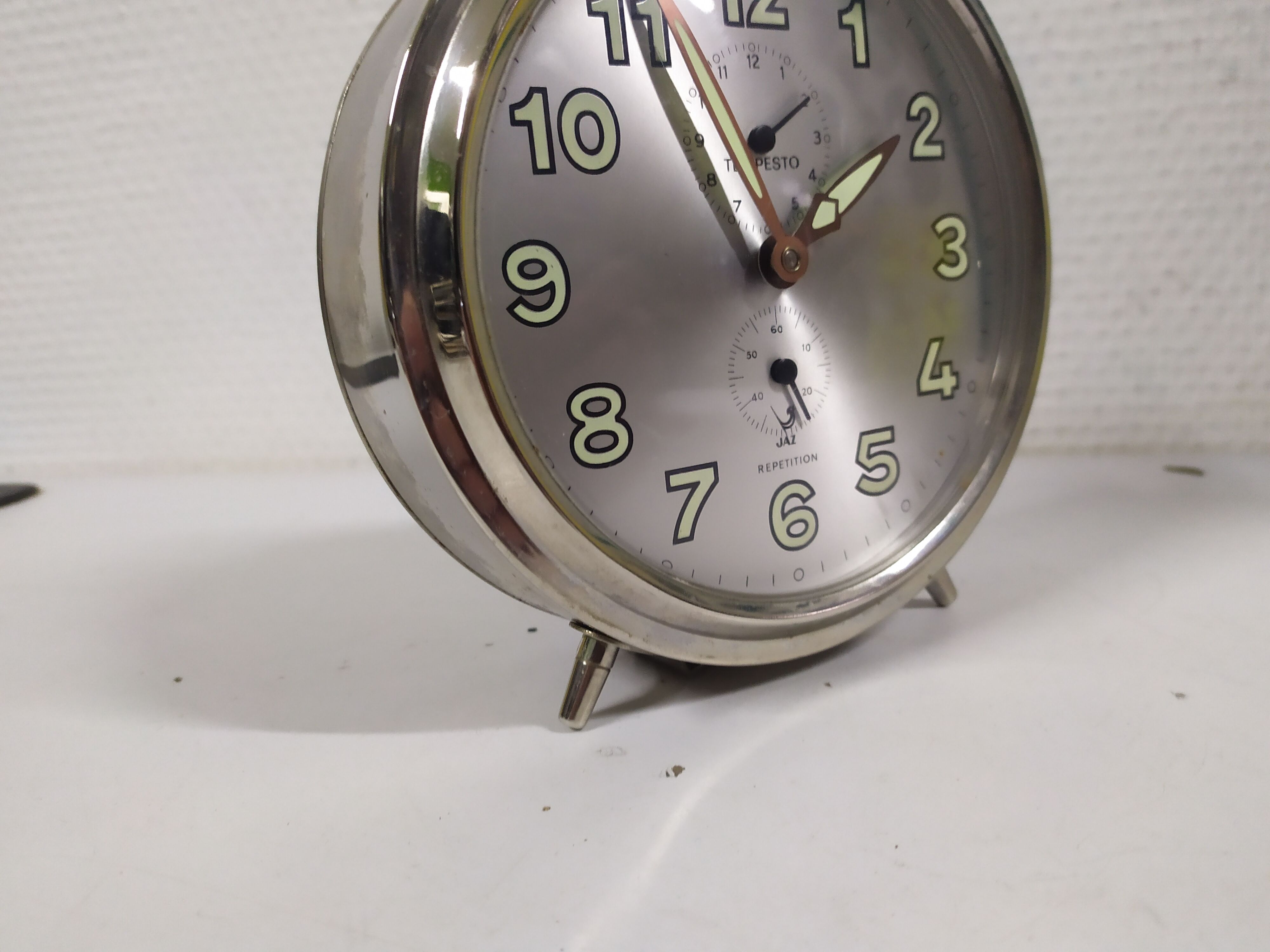 Ancien réveil - jaz repetition tempesto - vintage - fonctionne - 1970
