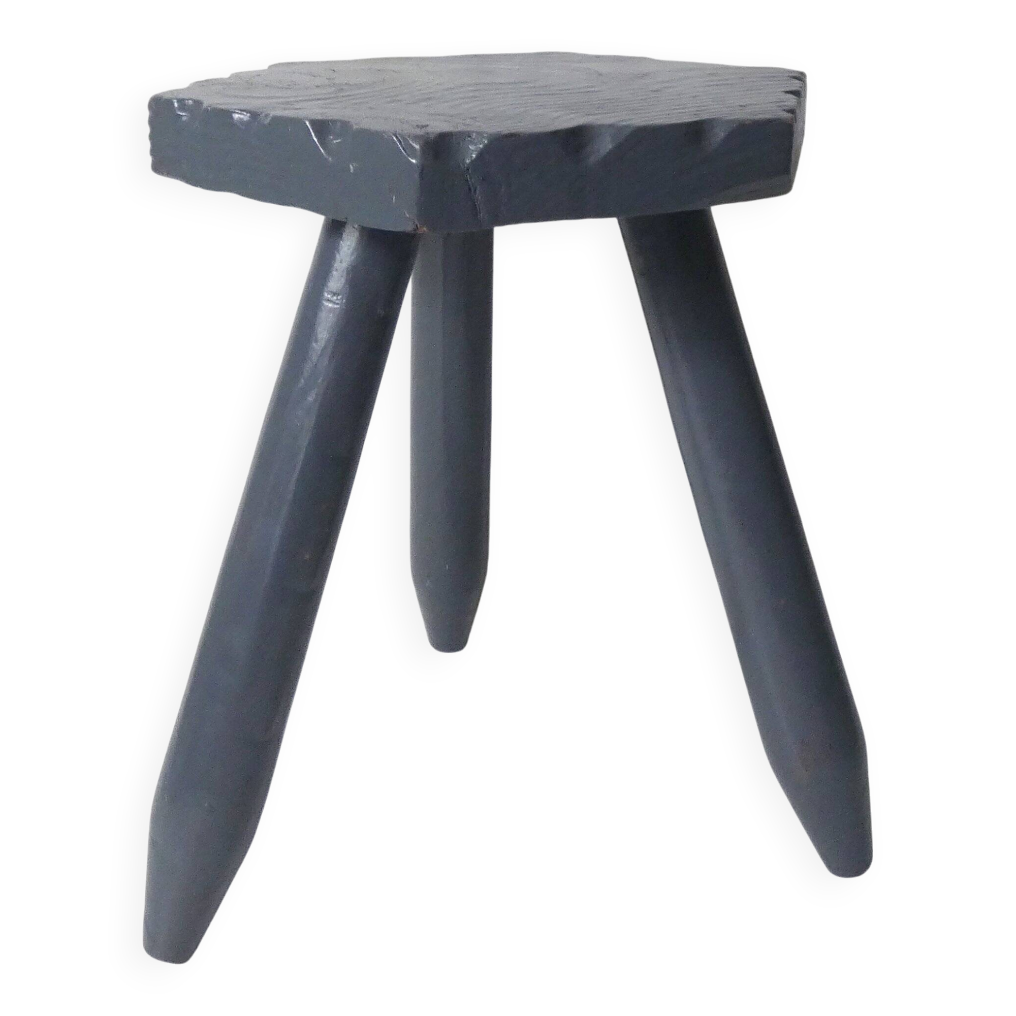 solid oak stool