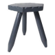 solid oak stool