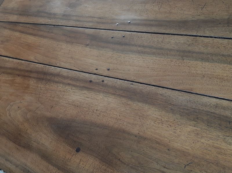 Walnut farmtable, 19th