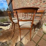 Set of mahogany chairs
