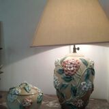 Lamp chaumette slip decoration hydrangeas