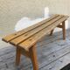 Old wooden school bench 50s