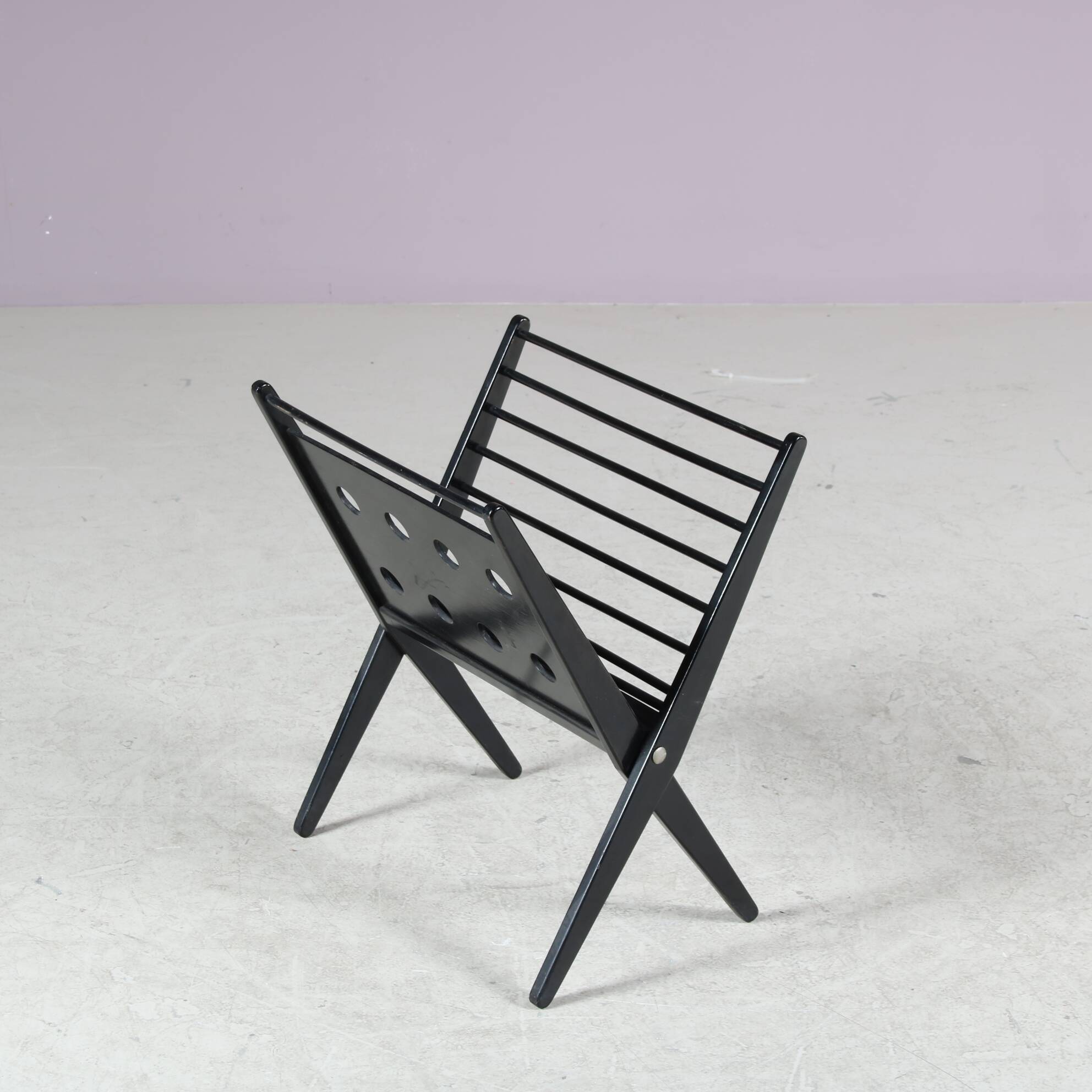 1950s Folding magazine rack by Cees Braakman for Pastoe, Netherlands