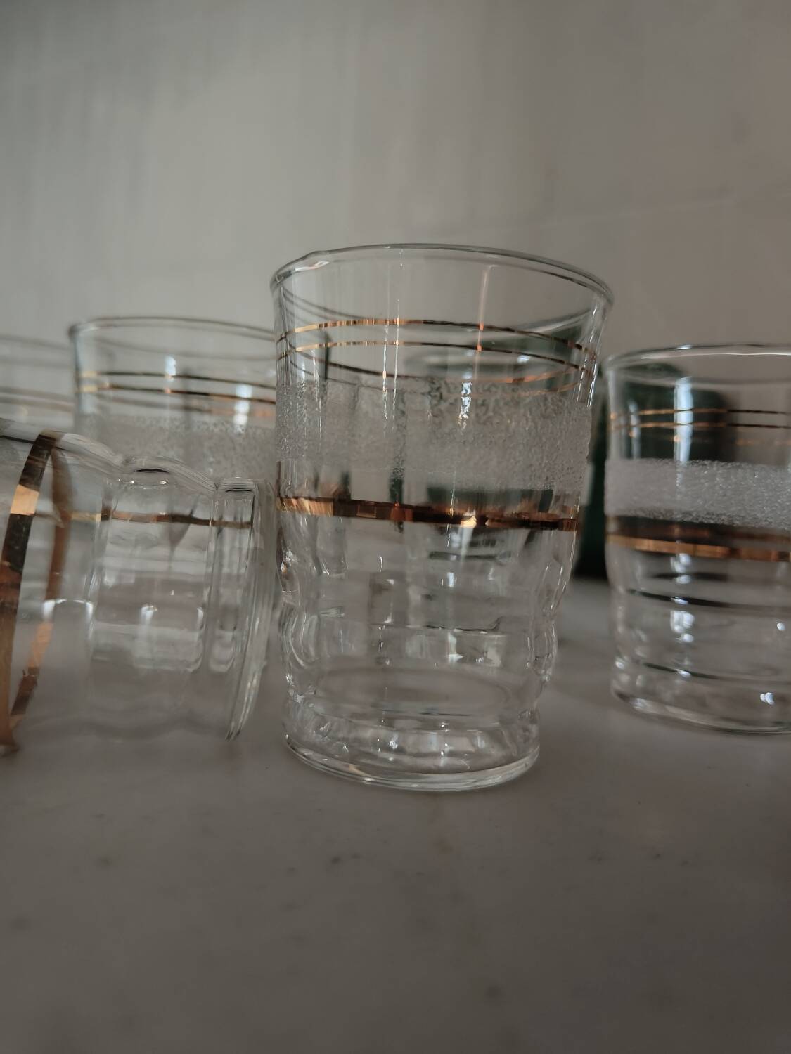Set of 7 glasses