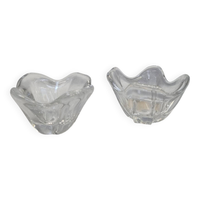 Coupelles cristal de Daum France