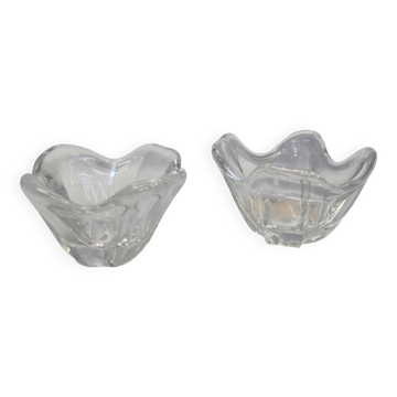 Crystal bowls from Daum France