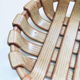 Vintage Art Studio Ceramics Braided Bowl, 1960s