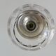 Series of eight crystal wine glasses with tin foot 95° 350 ml