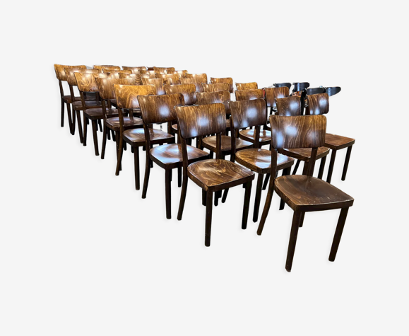 Lot de 28 chaises bistrot