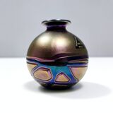 Opalescent Mdina Glass Vase from Malta