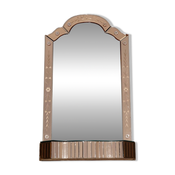 1920s Venetian Art Deco glass mirror