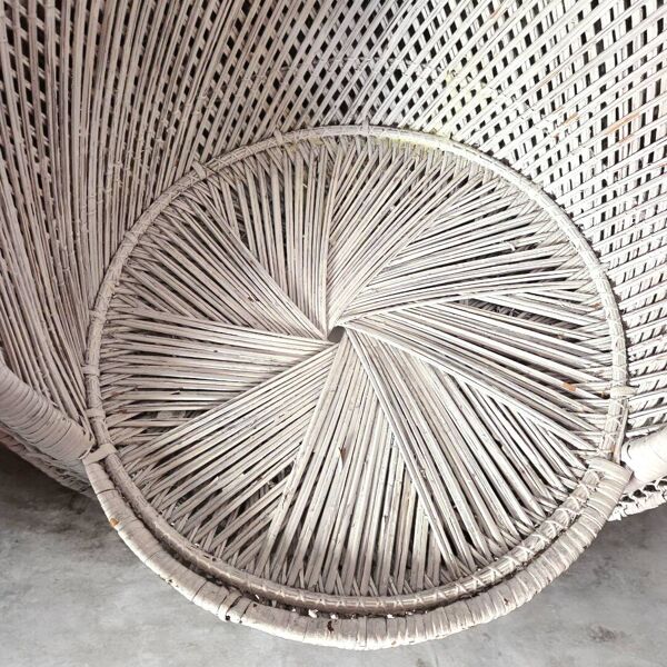 Fauteuil Emmanuelle en rotin