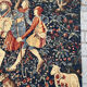 Vintage tapestry hand-screen printed in France