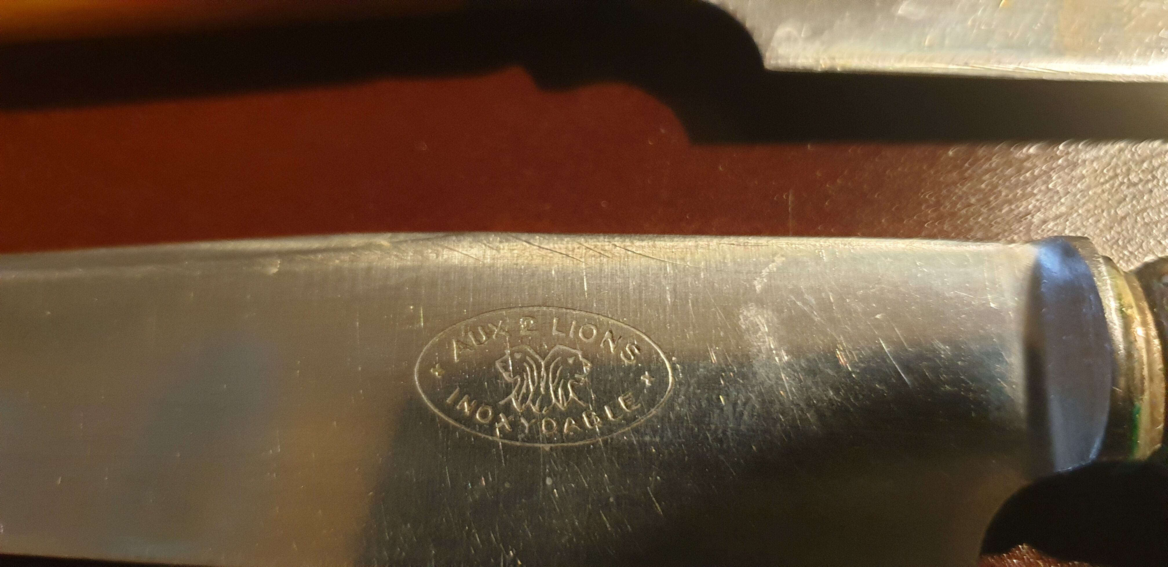Cutlery set 12 knives Pouyet Frères Paris