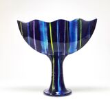 Large Postmodern Ceramic Vase by Jesper Packness, Memphis Style, Denmark