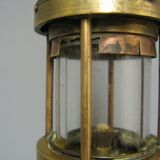 Old miner's lamp Naylor Wigan. Mines