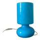 Lampe lykta IKEA bleu vintage