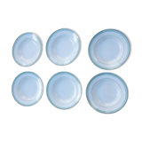 lot 6 plates st Amand