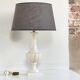 LAMPE Medicis Alabaster Pierre Vintage