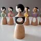 6 Dregeno Napkin Holders, Erzgebirge Germany