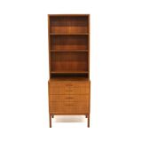 Scandinavian teak bookcase, Sweden, 1960