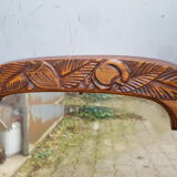 Bevelled art deco mirror 73x65 cm