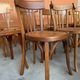 Set of 30 mismatched bistro chairs French Restaurant curved wood