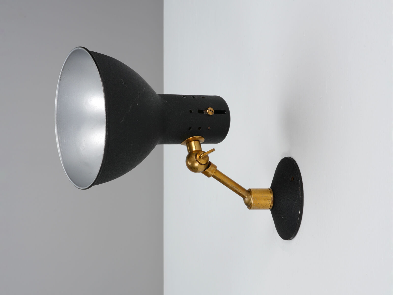 Applied around 1950 in brass