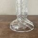 Glass candlestick