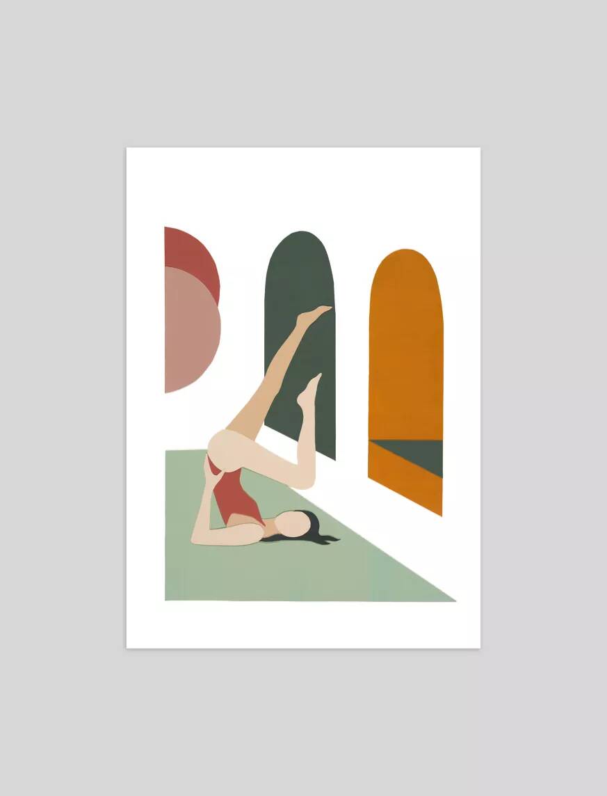 Lust Yoga - art print (30x40) signed ACKEOGH