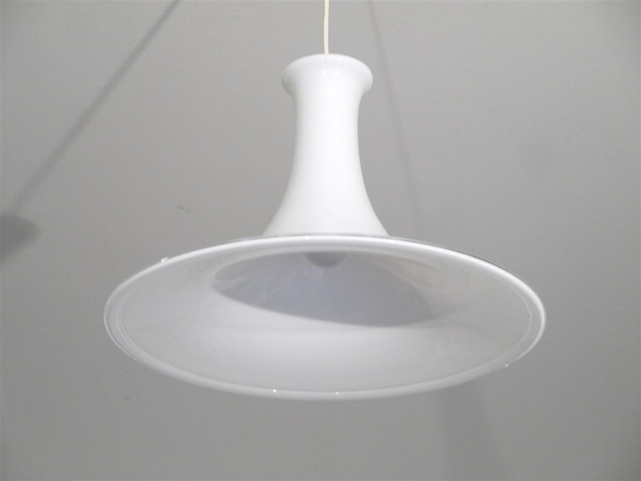 Danish glass "Mandarin" pendant lamp by Michael Bang for Holmgard