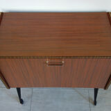 Furniture bar with wheels 60s