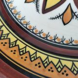 Coupe à fruits Henriot Quimper à motif floral stylisé