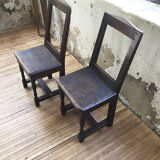 Pair chairs Lorraine