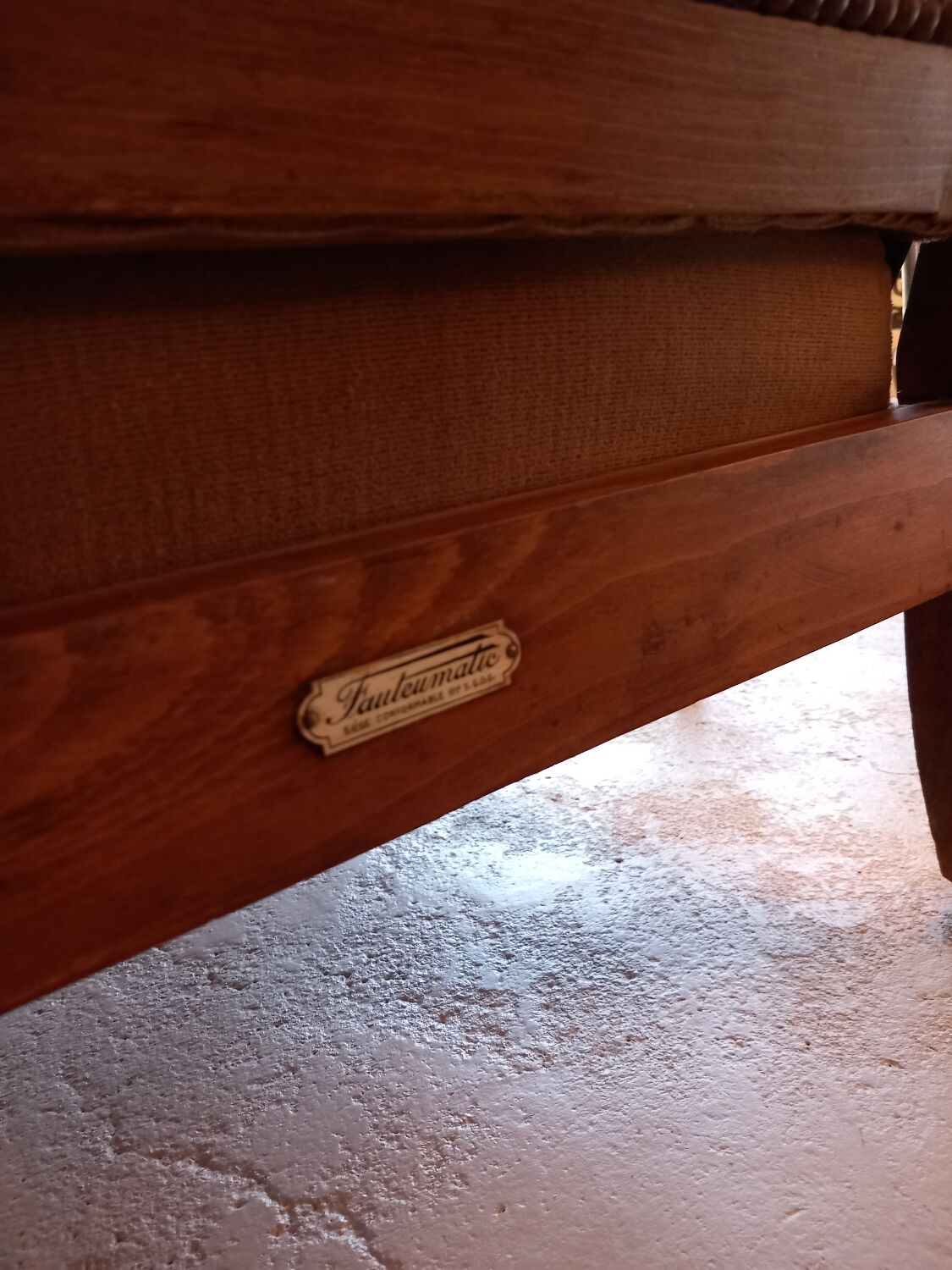 Modular art deco armchair